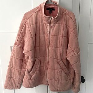 Forever 21 oversized quilted jacket